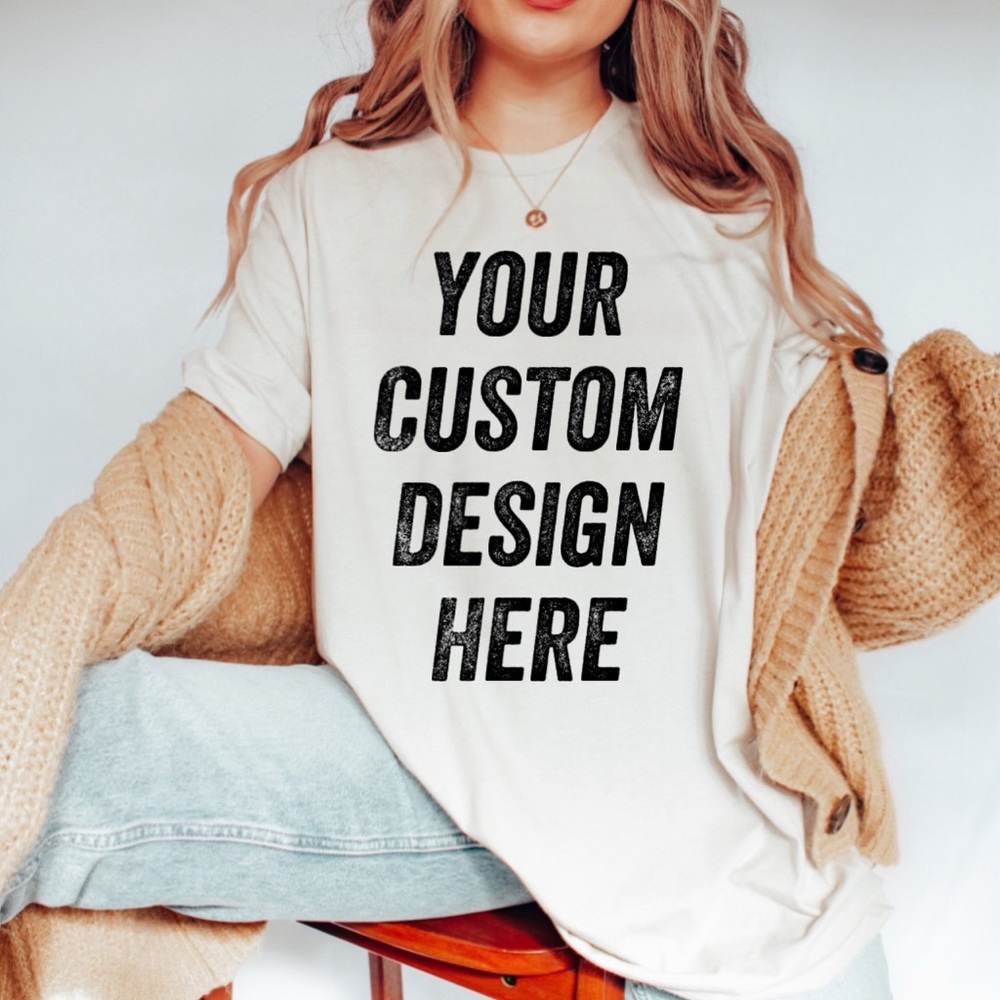 Custom order T-shirt, add your logo
